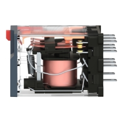 Slika Relej utični minijaturni 6 A 4 C/O 120 V AC sa LED Zelio RXM Schneider