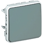 Slika Taster 10A IP55 N/O bez osnove sivi Plexo Legrand