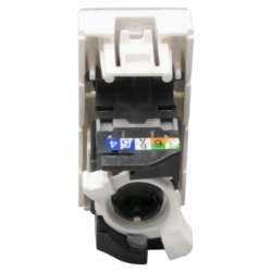 Slika Priključnica računarska modularna 1M RJ45 CAT 5e UTP bela Mosaic Legrand