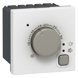 Slika Termostat sobni elektronski 2M 230V beli Mosaic Legrand