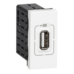 Slika Punjač USB modularni 1M beli Mosaic Legrand