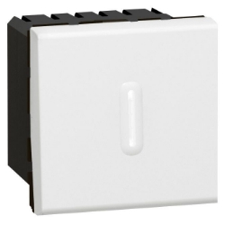 Slika Prekidač modularni 2M vremenski 1000W beli Mosaic Legrand