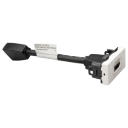 Slika Priključnica TV modularna 1M HDMI bela Mosaic Legrand