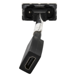 Slika Priključnica TV modularna 1M HDMI bela Mosaic Legrand