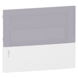 Slika Prednja maska ugradna 1x18 modula dimovana vrata Mini Pragma Schneider