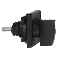 Slika Ručica sa pločicom 45x45mm crna bez oznake Schneider