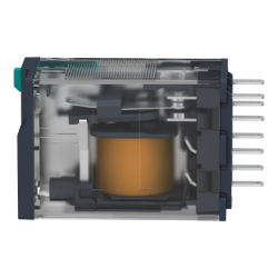 Slika Relej utični minijaturni 6 A 4 C/O 12 V DC sa LED Zelio RXM Schneider