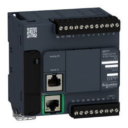 Slika PLC kompaktni 9DI 24VDC 2AI 7DO tranzistorski SOURCE napajanje 24VDC Ethernet Modicon M221 Schneider