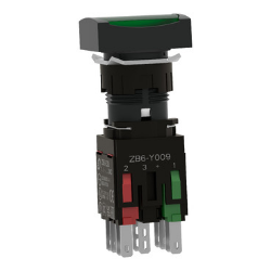 Slika Taster pravougaoni zeleni O16 svetleći povratak 1NO+1NC 12...24V Schneider