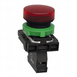 Slika Lampica signalna kompletna crvena O22 BA9s 250V Schneider