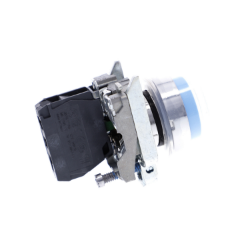 Slika Taster NO fi22 plavi gumena kapica Harmony XB4 Schneider