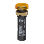Slika Lampica signalna žuta O12 LED poklopac 24V IP40/IP65 stopice Schneider