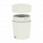 Slika Baza sa integrisanom zujalicom bela 24 V 45 mm Schneider