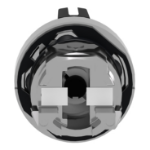 Slika Glava prekidača crna izbornog fi22 1-0-2 povratak desno srednji  metalna IP66 Harmony XB4 Schneider