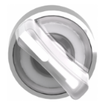 Slika Glava prekidača bela svetleća izbornog fi22 0-1 ručica metalna IP66 Harmony XB4 Schneider