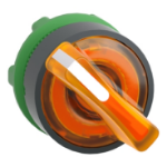 Slika Glava prekidača narandžasta izbornog O22 svetleća 2-pozicije bez povratka Schneider