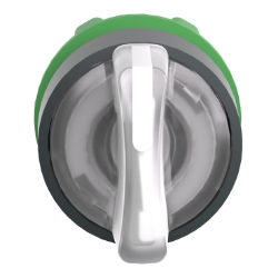 Slika Glava prekidača bela izbornog O22 svetleća 3-pozicije povratak Schneider