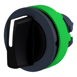 Slika Glava prekidača crna ugradna izbornog 3-pozicije povratak centar Schneider