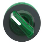 Slika Glava prekidača zelena ugradna svetleća izbornog povratak desno levo 2-pozicije Schneider