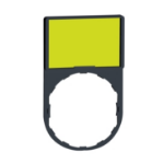 Slika Držač oznaka za tastere 30x50mm neobeležen natpis 18x27mm žuto Harmony Schneider
