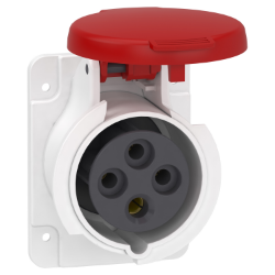 Slika Utičnica vijčana ravna 16A 3P+E 380-415VAC panel PratiKa Schneider