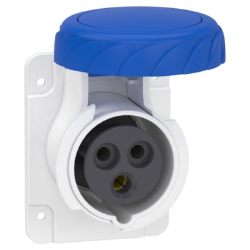 Slika Industrijska priključnica 16A 2P+E 200-250VAC IP67 ugradna PratiKa Schneider