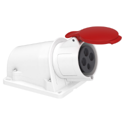 Slika Industrijska priključnica 32A 3P+E 380-415VAC IP44 nadgradna Praktika Schneider