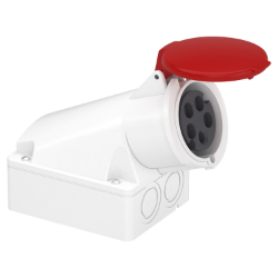 Slika Industrijska utičnica 32A 3P+N+E 380-415VAC IP44 PratiKa Schneider