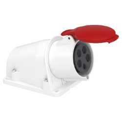 Slika Industrijska priključnica 32A 3P+N+E 380-415VAC IP44 nadgradna Praktika Schneider