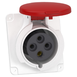 Slika Industrijska priključnica 32A 3P+E 380-415VAC IP44 ugradna Praktika Schneider