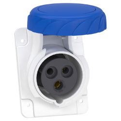 Slika Industrijska priključnica 16A 2P+E 200-250VAC IP44 ugradna Praktika Schneider