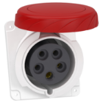 Slika Industrijska priključnica 32A 3P+N+E 380-415VAC IP67 ugradna Praktika Schneider