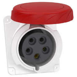 Slika Industrijska priključnica 32A 3P+N+E 380-415VAC IP67 ugradna Praktika Schneider