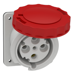 Slika Industrijska priključnica 63A 3P+E 380-415VAC IP67 ugradna kosa PratiKa Schneider