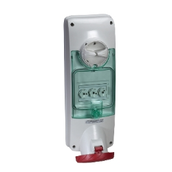 Slika Utičnica sa blokadom 63A 3P+E 380-415VAC IP65 panel Unika Schneider