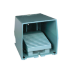 Slika Jednostruki nožni prekidač IP66 sa poklopcem metalni narandžasti 1NC+1NO Schneider