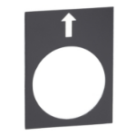 Slika Oznaka za tastere 30x40mm crna nalevo, sporo Harmony Schneider