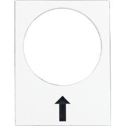 Slika Oznaka za tastere 30x40mm bela nadesno sporo Harmony Schneider