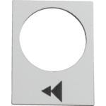 Slika Oznaka za tastere 30x40mm bela dizanje ili nadesno, sporo-brzo Schneider