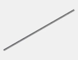 Slika Perforirani L profil za dve navojne šipke L-3000mm HC LP2 3000 EAE