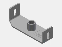 Slika Nosač za navojnu šipku za perforirani regal 100x40 D-2.5mm HC 040 AT5 100 EAE