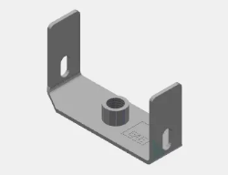 Slika Nosač za navojnu šipku za perforirani regal 100x60 D-2.5mm HC 060 AT5 100 EAE