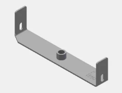 Slika Nosač za navojnu šipku za perforirani regal 200x60 D-2.5mm HC 060 AT5 200 EAE