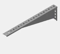 Slika Zidna konzola za perforirani regal 500 D-2.0mm HC TS 500 EAE