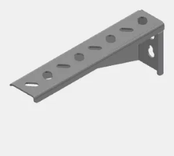 Slika Zidna konzola za perforirani regal 200 D-2.0mm HC TS 200 EAE