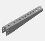 Slika Slobodni horizontalni nosač za perforirani regal 300 D-2mm TC KT 300 EAE