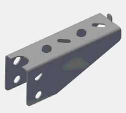 Slika Slobodni horizontalni nosač za perforirani regal 100 D-1.5mm HC KT 100 EAE