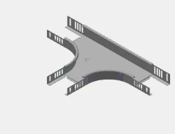 Slika T račva za perforirani regal 100x50 mm HC UKFG 100 YT EAE