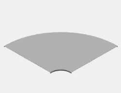 Slika Poklopac L krivine 90° za perforirani regal 500 HC UKFG 500 YD 90° EAE