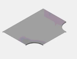 Slika Poklopac T račve za perforirani regal 300 HC UKFG 300 YT EAE